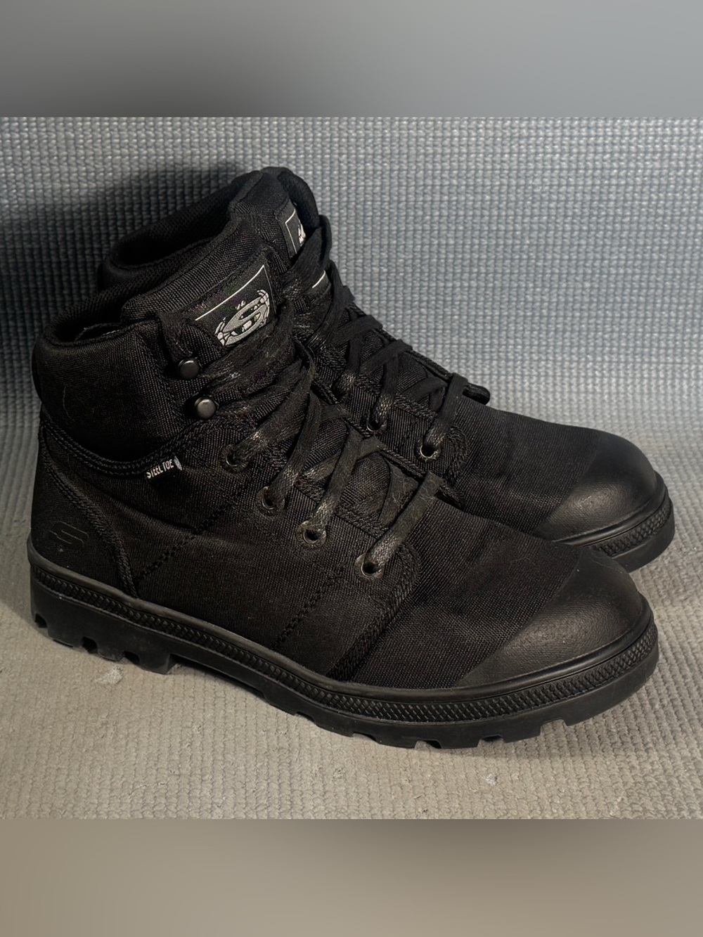 Skechers Women's Rotund Darragh Work Lace-Up Safety Toe Boots Size 9